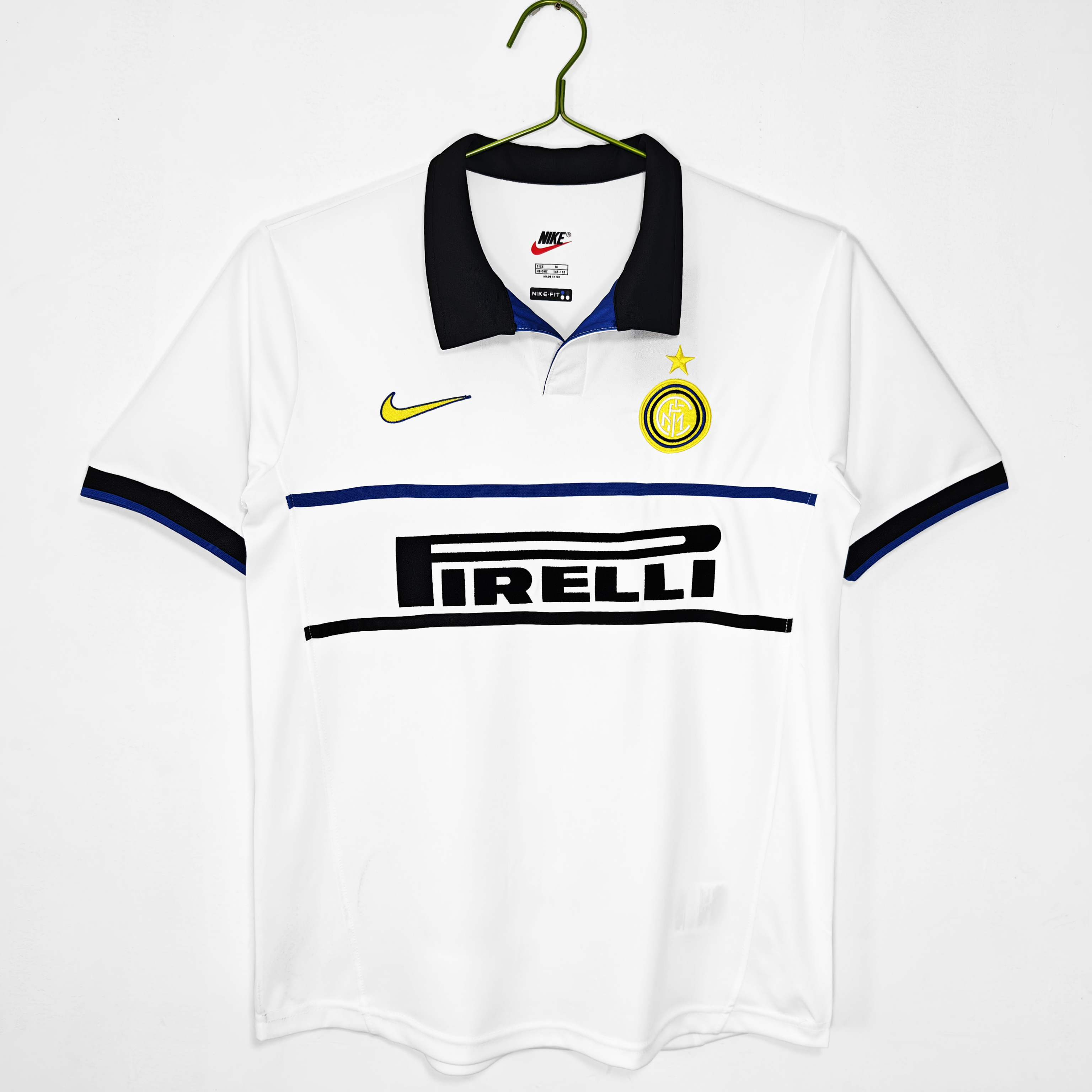Camiseta de fútbol Inter Milan 1998/99 VISITANTE MANGA CORTA VERSION FAN